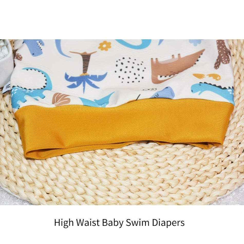 Infant Reusable Leakproof Swim Diaper S/M/L High Waist Sunproof Washable