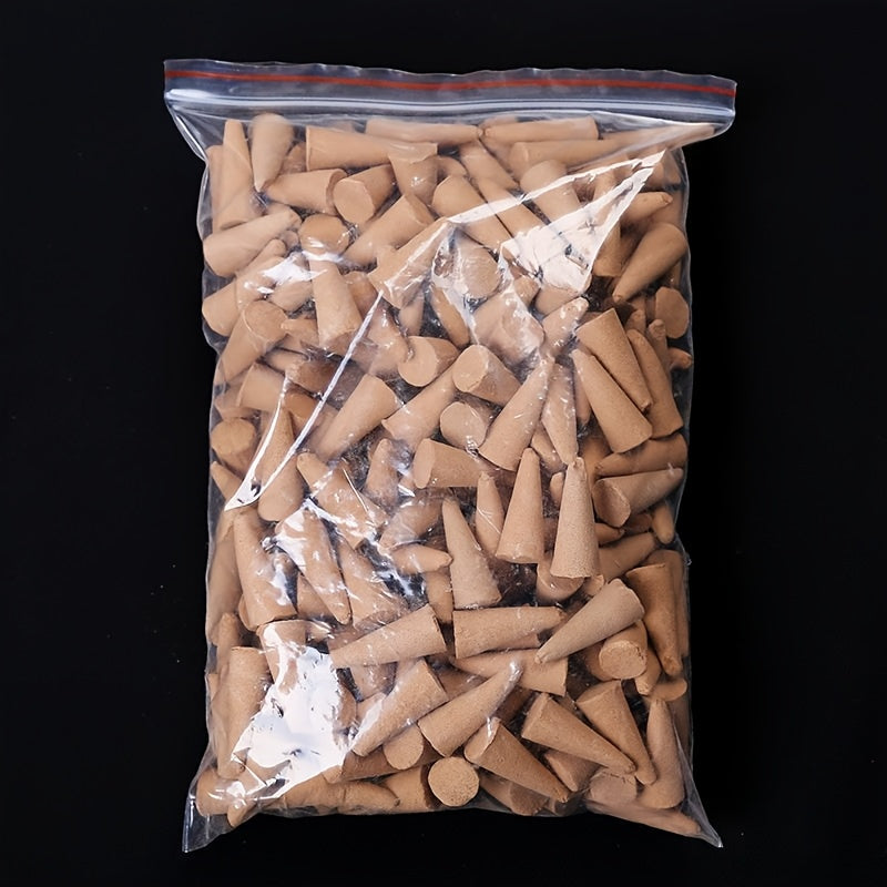 61-Piece Aromatherapy Incense Cones Set with Jasmine Rose Mint Lavender Sandalwood