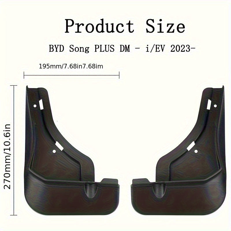Universal PP Plastic Mud Guards for SUV Wheel Tire Protection Set