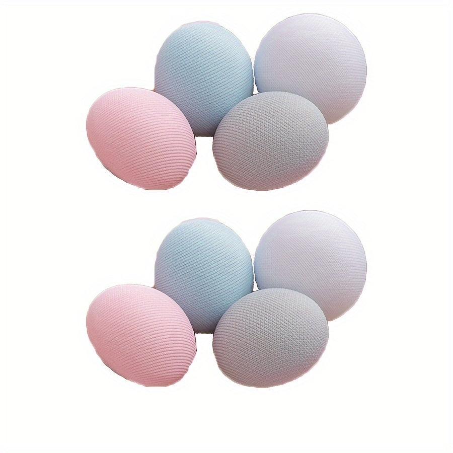 Set of 4, 8, or 16 Pink Bed Sheet Fasteners with Safety Pins for Quilts and Comforters