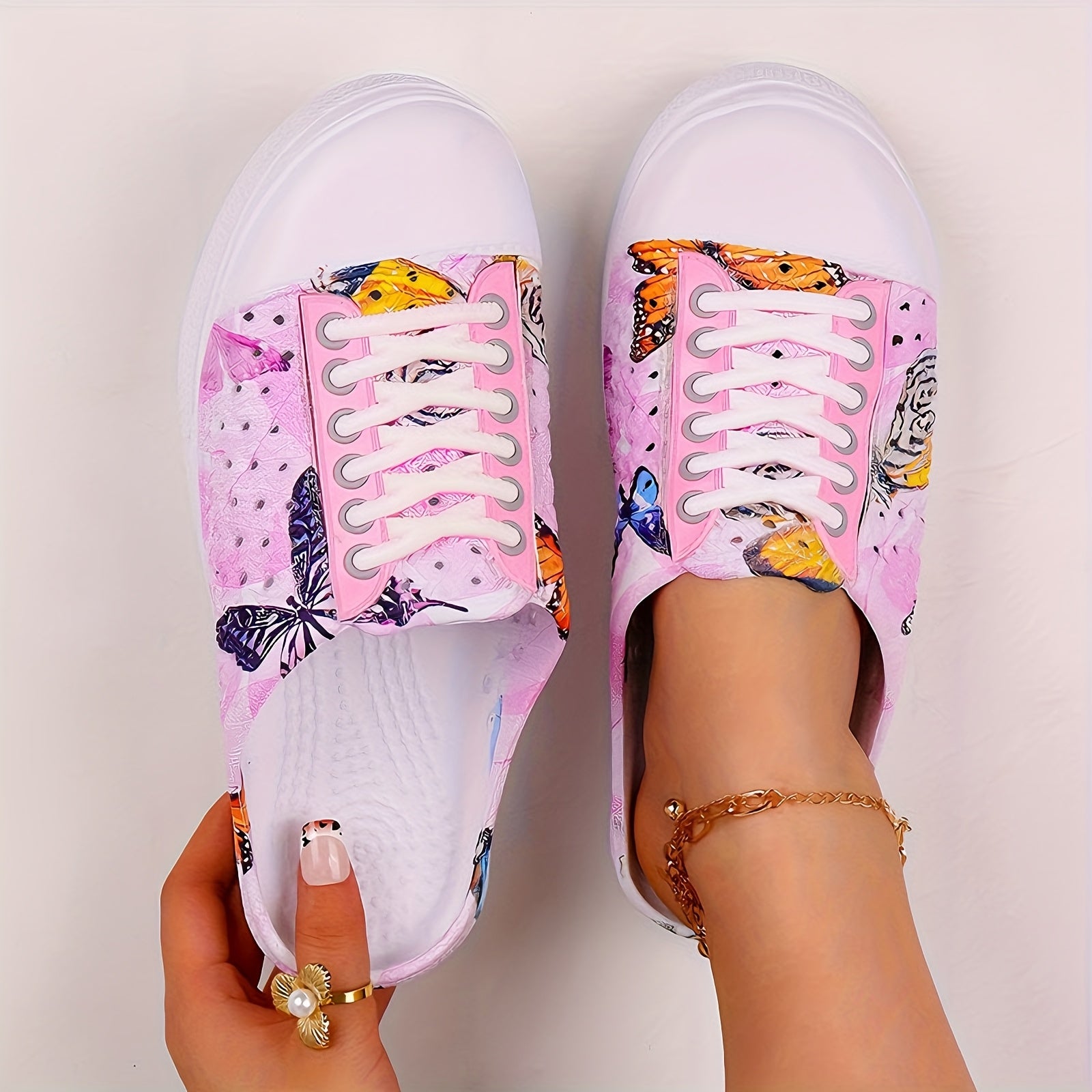 Women's Floral EVA Shoes Lightweight Breathable Summer Garden Footwear