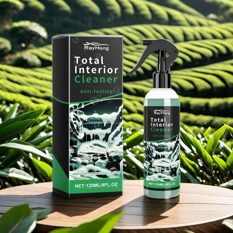Spray limpiador de interiores para coche 120ml para asientos, tablero y techo
