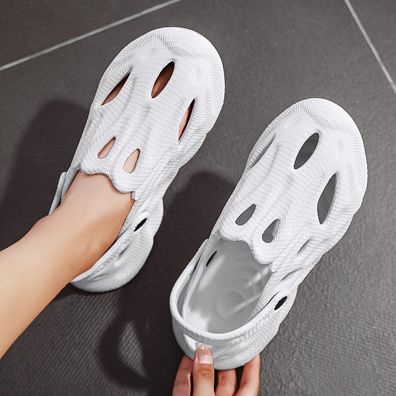 Women's Breathable EVA Slide Sandals Closed-Toe Summer Shoes