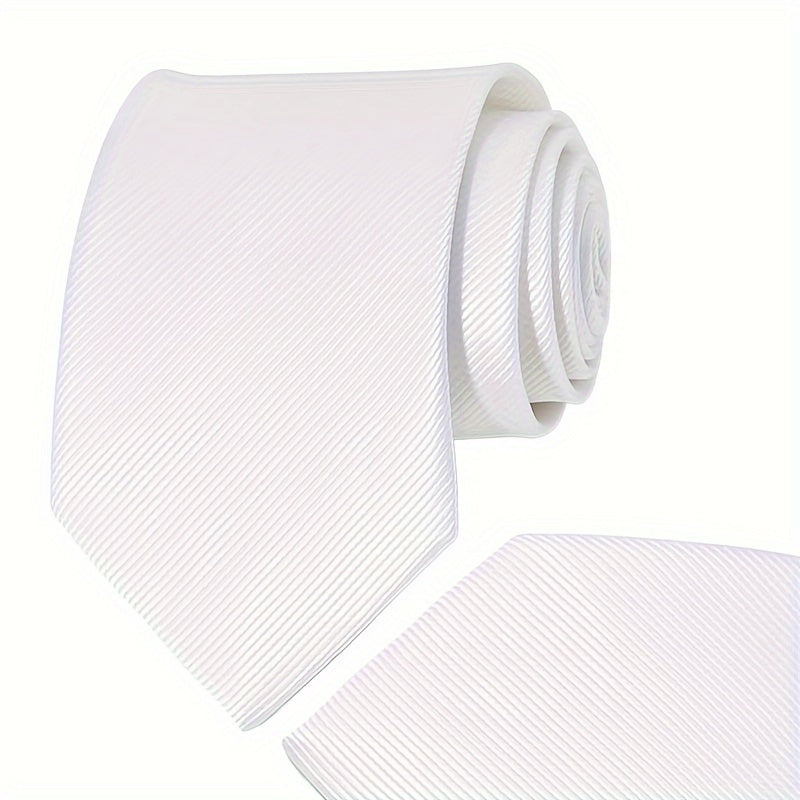 Erkaklar uchun bir rangli rasmiy biznes galstuklar, kuyovlar va bayramlar uchun