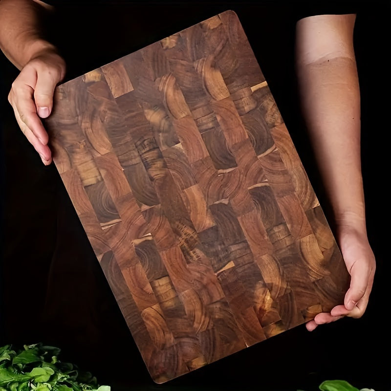Acacia Wooden Cutting Board for Chopping Serving Cheese Meat Bread Vegetables