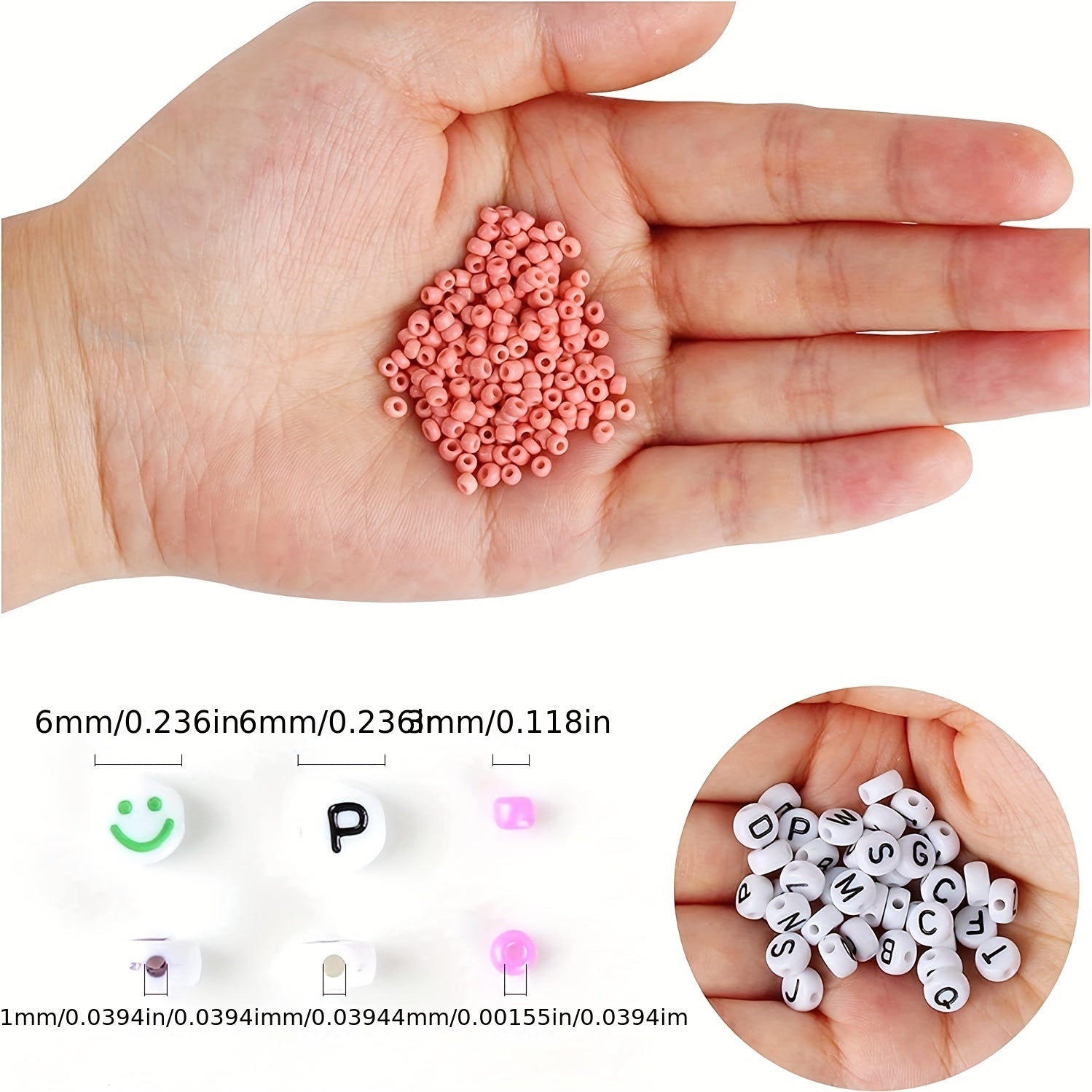 Beaded Jewelry Making Supplies Set for DIY Bracelets Necklaces and Earrings with Storage Box