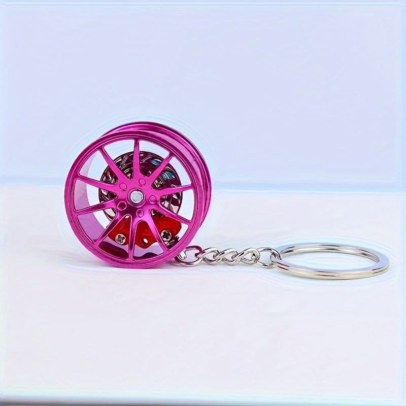 Car Enthusiasts 360° Rotating Car Keychain Pendant Creative Gift Set