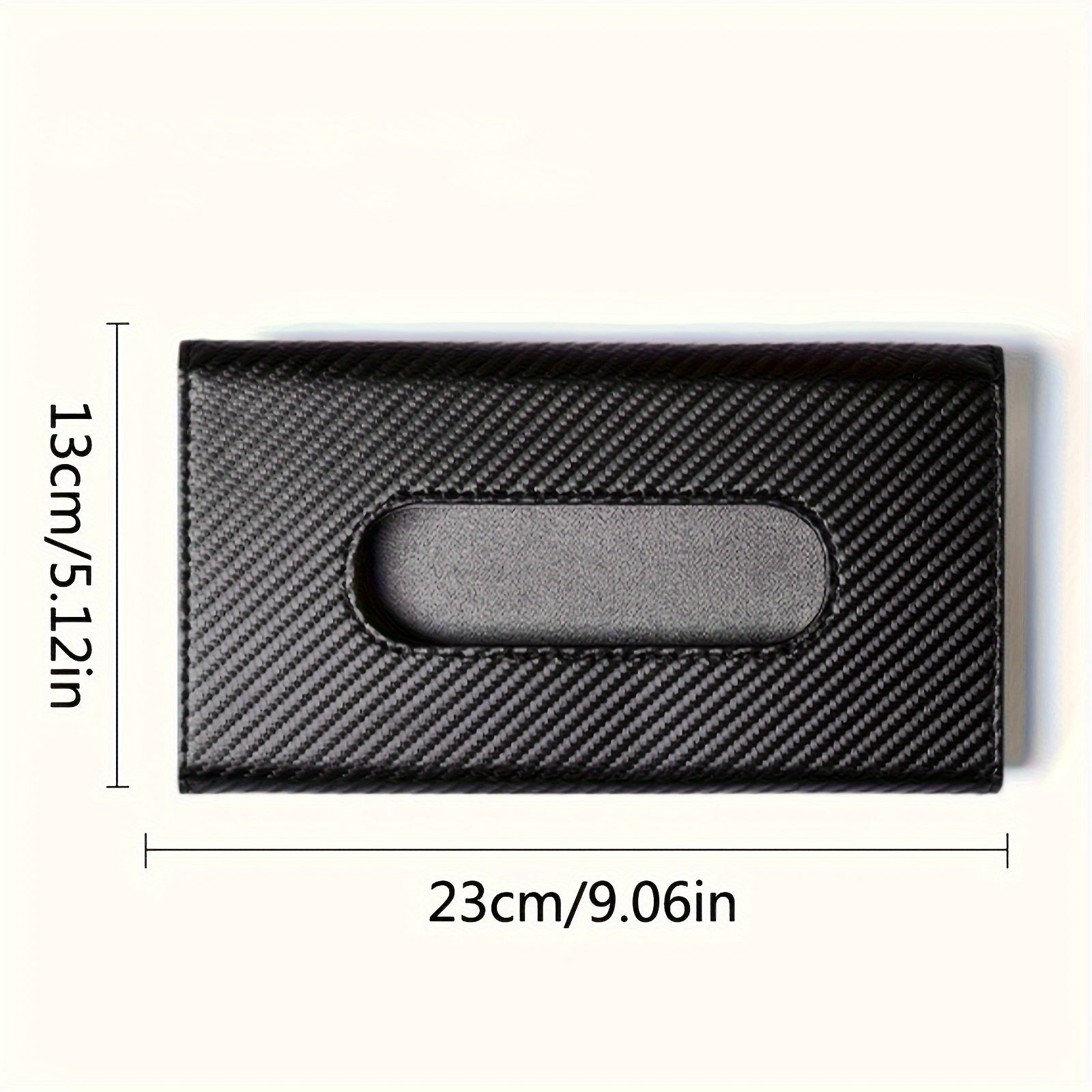 Car Sun Visor Tissue Holder PU Leather Multi-Functional Napkin Box for All Models