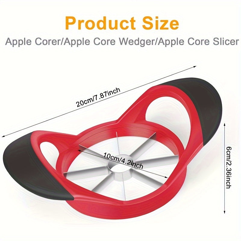 Apple Slicer Set with Large Corer and Sharp Cutter for Large Apples