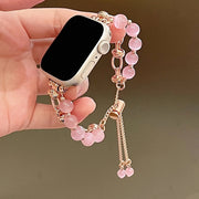 Apple Watch Ultra SE Series Strap with Cat's Eye Stone Adjustable Fit Compatible with Series 1-9