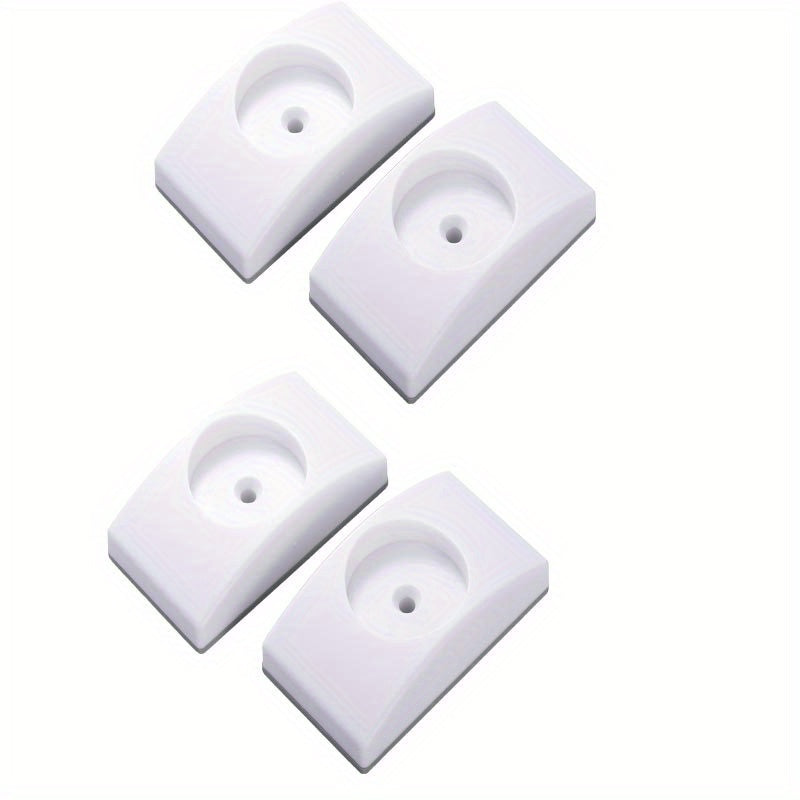 Set of 4 White Rubber Gate Wall Protectors for Pet and Safety Gates