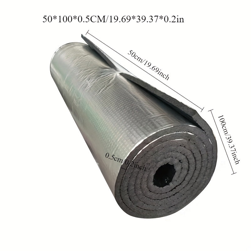 Car Soundproofing Foam 5mm Self-Adhesive Noise Reduction Thermal Insulation Mat