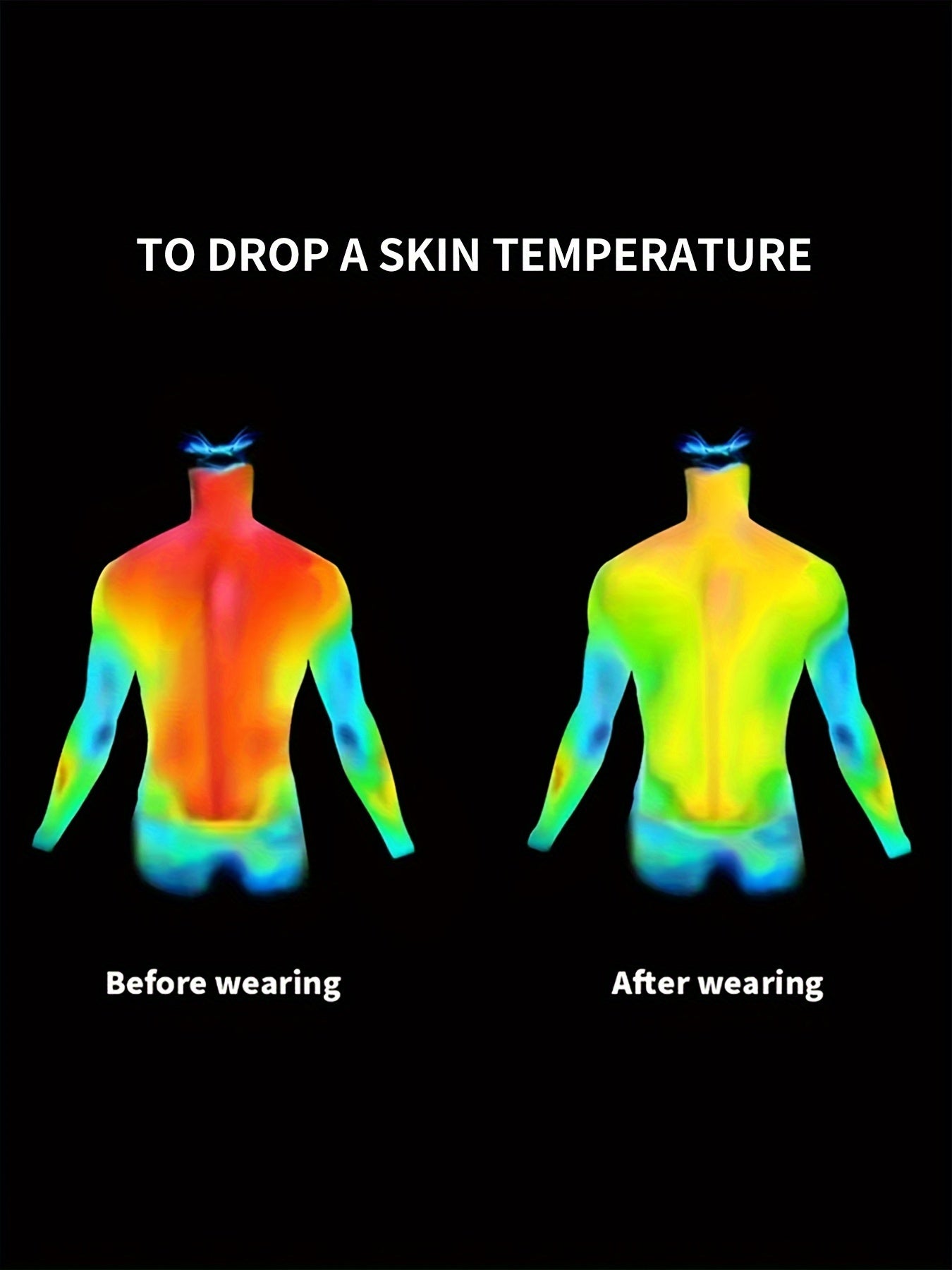 Men's Quick-Dry Athletic T-Shirt with Gradient Design for Gym Running and Sports