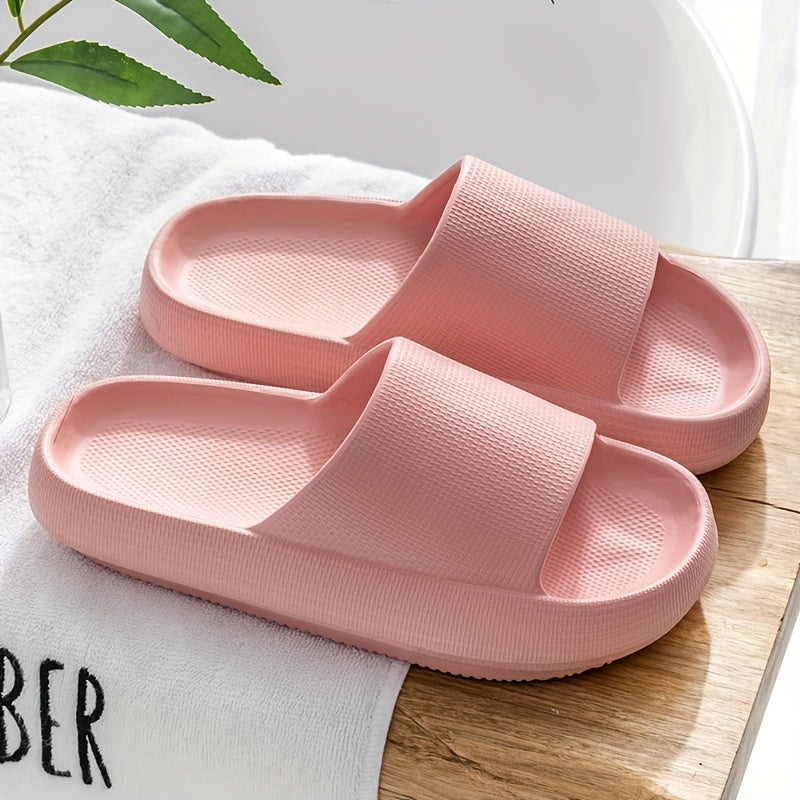 Unisex Indoor Cloud Slides Non Slip EVA Memory Foam Soft Comfort