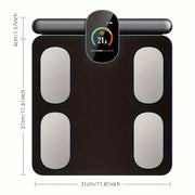 Smart Weight Scale LED Display USB Rechargeable Wireless Body Weighing for Home Bathroom