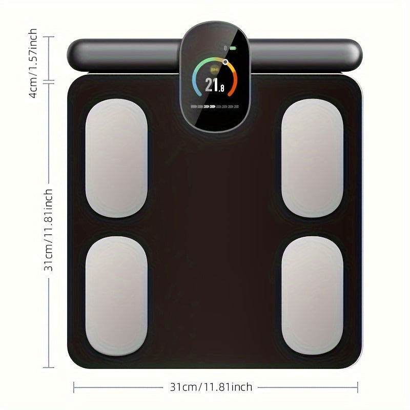 Smart Weight Scale LED Display USB Rechargeable Wireless Body Weighing for Home Bathroom