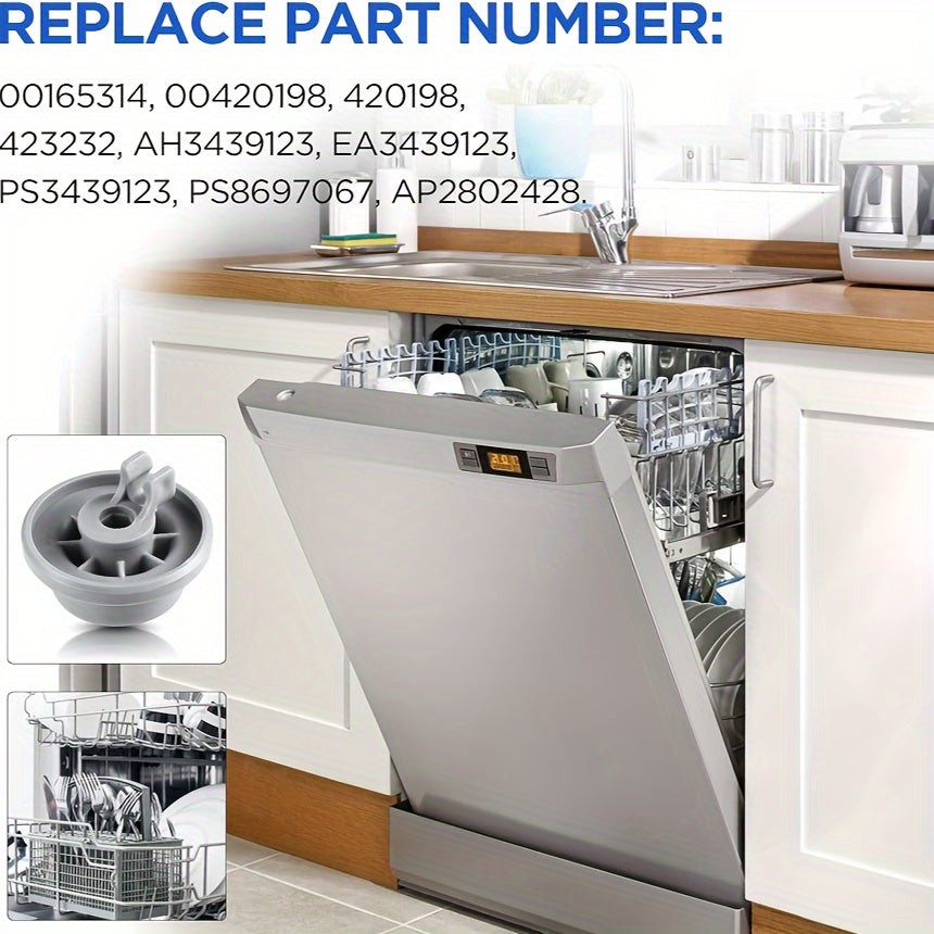 4/8шт. нижнее колесо для полки для посудомоечных машин Bosch Kenmore, заменяет 420198 423232 AP2802428