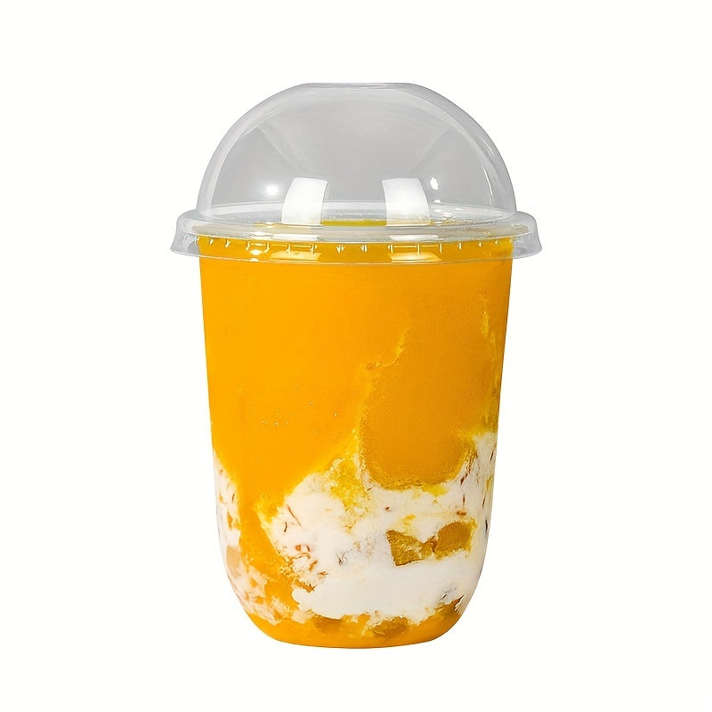 350ml va 460ml hajmdagi qopqoqli bir martalik plastik stakanlar, partiyalar va Rojdestvo yig'inlari uchun juda mos keladi. Pishiriqlar, sharbatlar va sovuq ichimliklar bilan xizmat qilish uchun ideal.