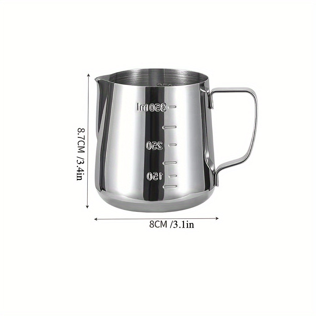 Stainless Steel Milk Frother Cup 350ml 600ml for Coffee and Espresso