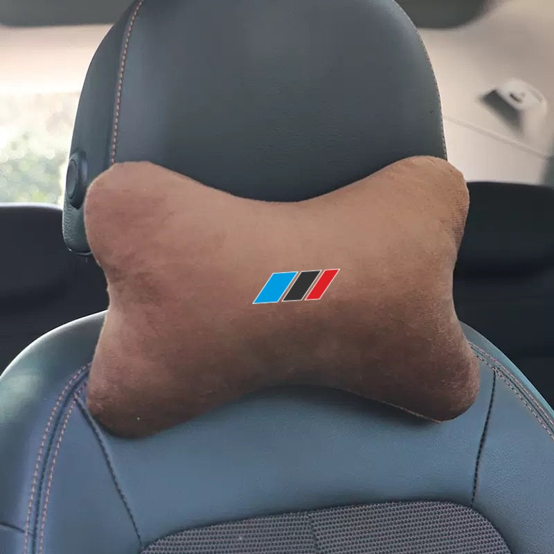 Universal Soft Plush Car Seat Headrest for Comfortable Neck Support