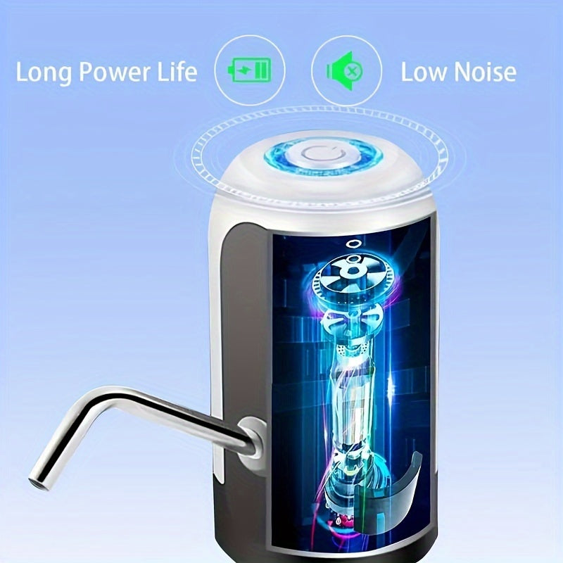 Electric Water Dispenser for 11.36-18.93 L Bottles USB Rechargeable Portable Camping Pump