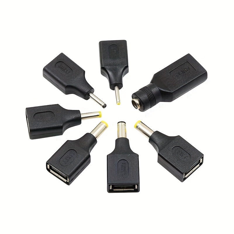 Convertidor de USB a corriente continua para cargar dispositivos, compatibilidad de 5.5x2.5mm a 3.5x1.35mm