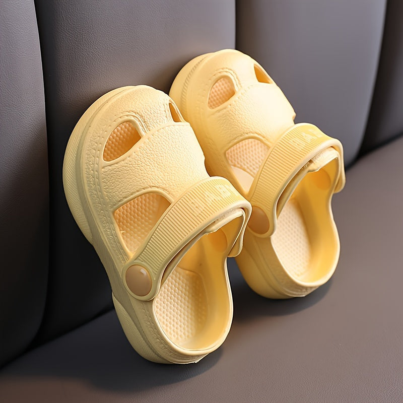Sandalias de verano para niños con slip-on, transpirable EVA y suela antideslizante para niños y niñas