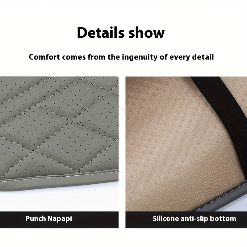 Avtomobil markaziy qo‘ltiq qutisi yostiqchası sun’iy charmadan, transport vositalari uchun ikki qavatli saqlash bo‘shliqlari