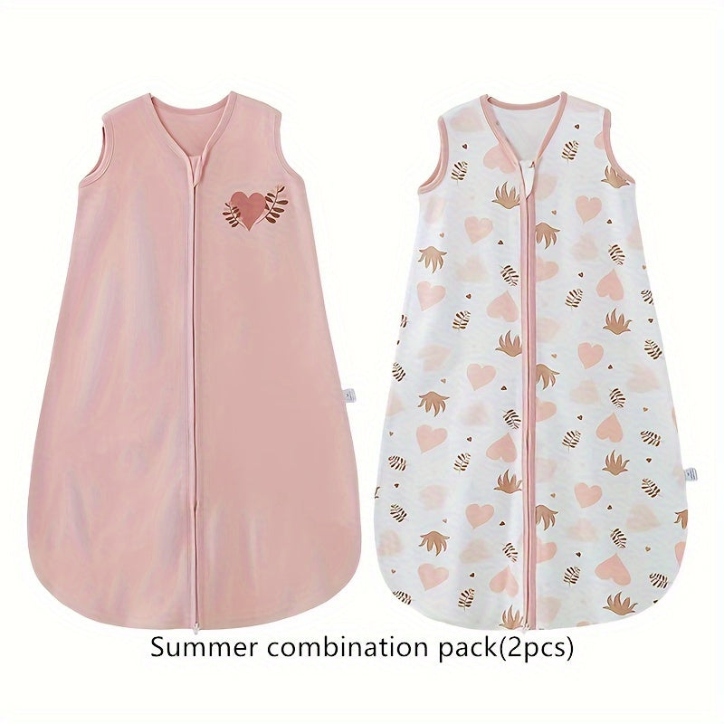 Conjunto de saco de dormir de verano sin mangas para niños 0.5 Tog