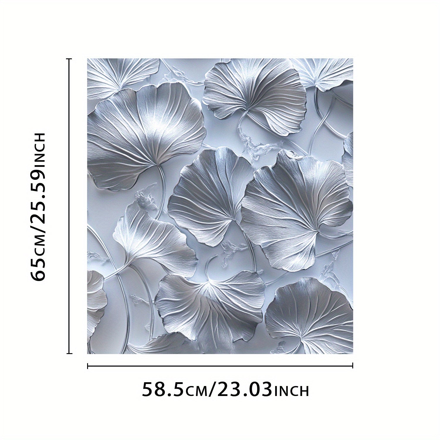 Магнитная крышка для посудомоечной машины с листом гинкго, водонепроницаемая, термостойкая металлическая панель, наклейка 58,5x65 см, декор для кухни