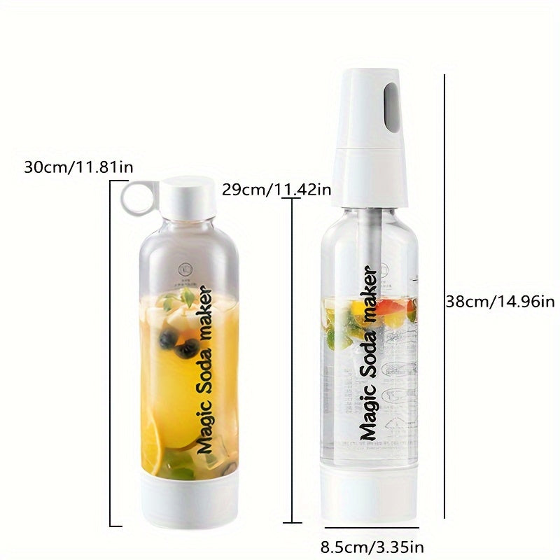 Máquina portátil de agua con gas con botella libre de BPA, carbonatador personal de agua con gas