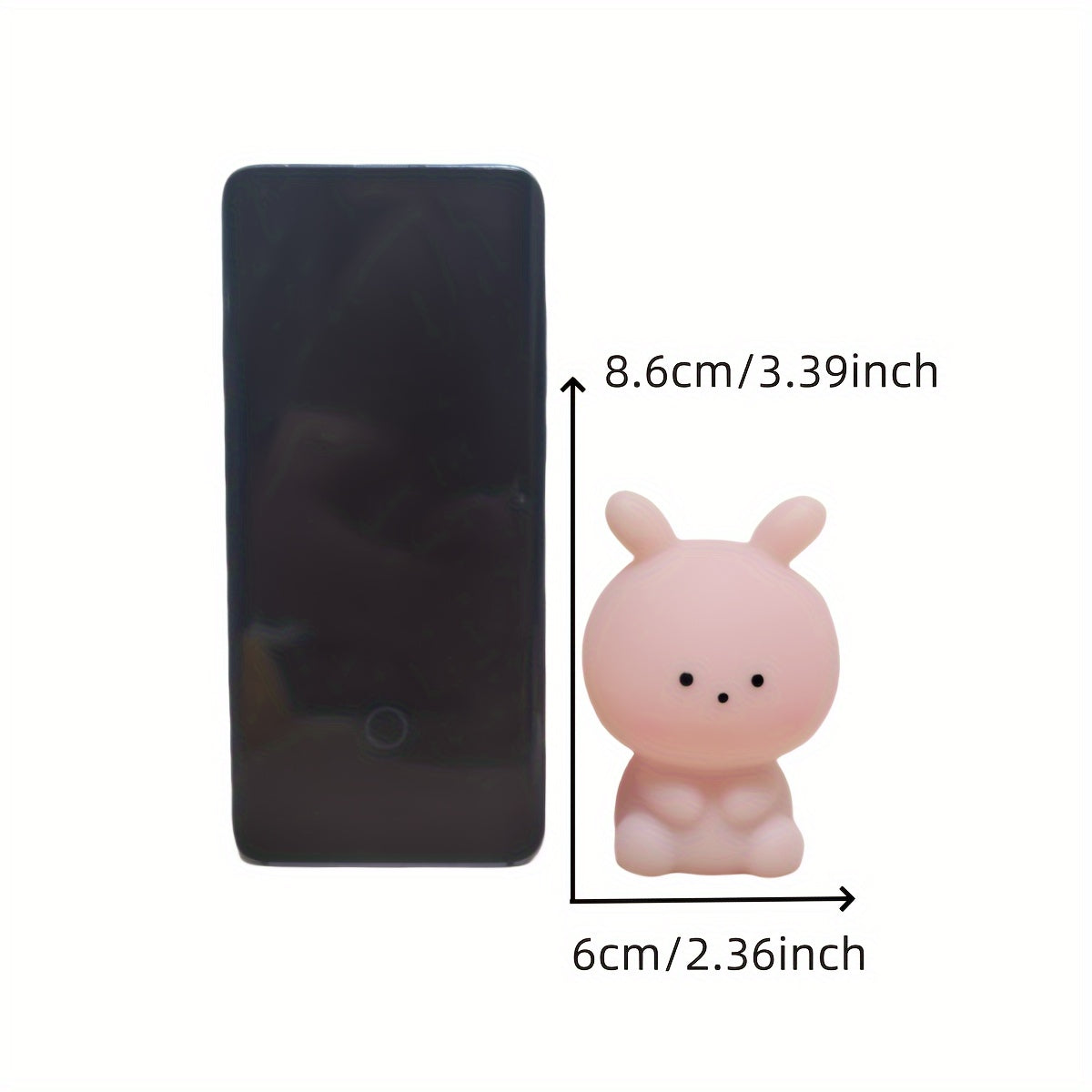 Luz nocturna de conejito de Halloween estilo asiático con control de encendido/apagado para dormitorios, fiestas y regalos