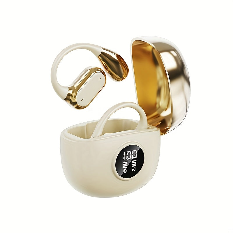 Wireless On-Ear Headphones Deep Bass HIFI Touch Control Rechargeable for Android iPhone Gaming Video Calls