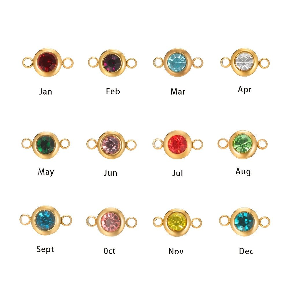 Zarif 18K Oltin Qoplamali Noxush Po'lat Ism Bilaguzuk, Sintetik Zirkoniya bilan, Vintage Uslubida Maxsus Tug'ilgan Kuni Zargarlik Buyumlari Har Kunlik Kiymak va Maxsus Tadbirlar Uchun