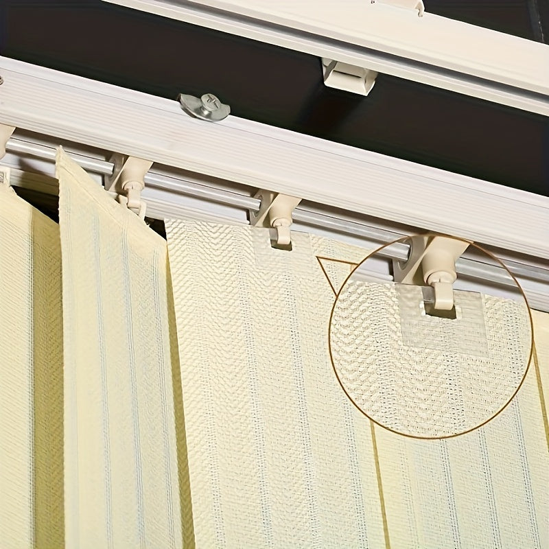 Vertical Blind Repair Tabs Set of 25 Clear Replacement Slats for All Brands