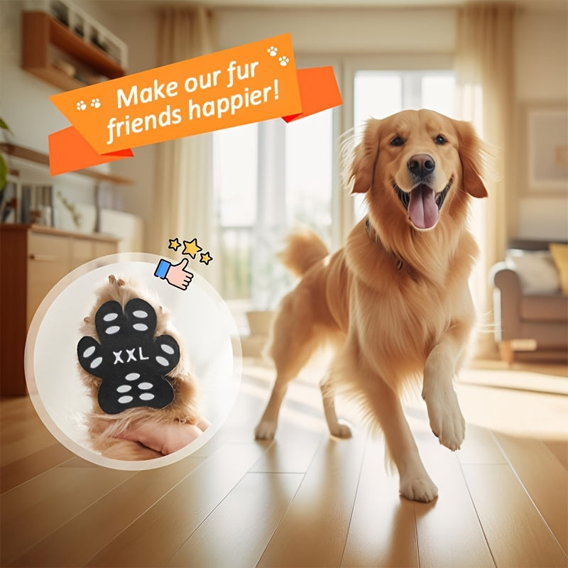 20 Non-Slip Dog Paw Protectors for Hardwood Floors Self-Adhesive Disposable Booties for Small to Large Breeds