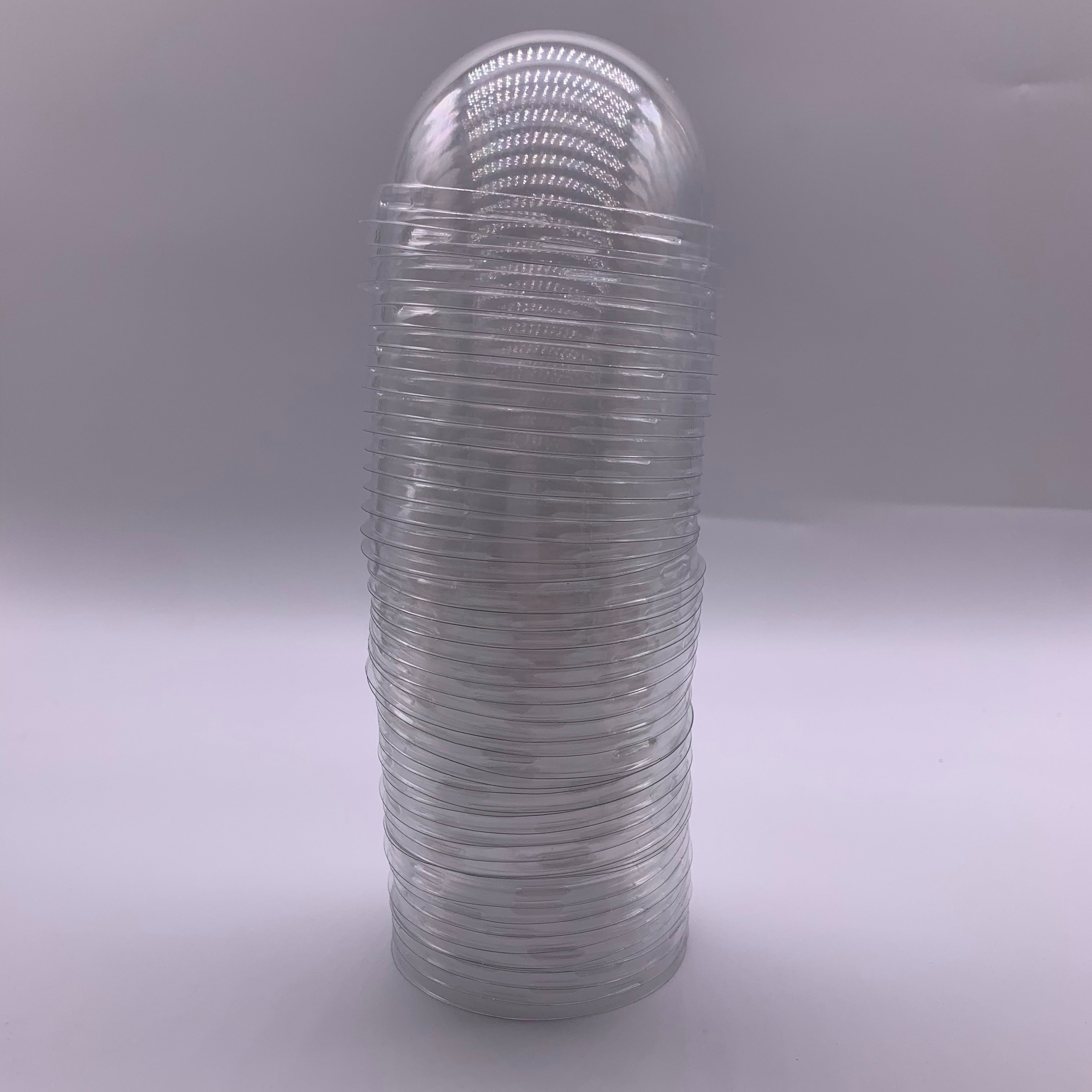 50 ta yaltiroq, bir foydalanish uchun mo'ljallangan kekchilik qobig'i, issiqlikka chidamli muffin pishirish asboblari