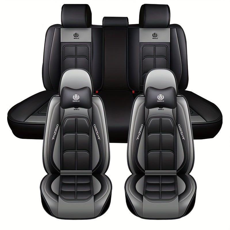 Universal sun’iy charmashli avtomobil o‘rindiq qoplamalari to‘liq qamrovli, sirpanmaydigan, bardoshli