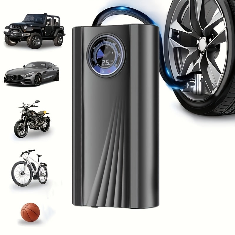 Portable Tire Inflator Air Compressor for Cars Bikes and Sports Equipment