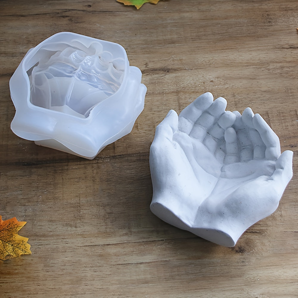 Silicone Mold for DIY Crafts Irregular Hand Hold Design