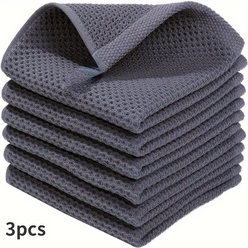 Toalla de cocina cuadrada con gancho, absorbente y resistente a la decoloración