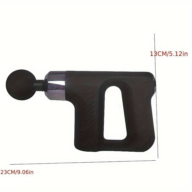 4-Piece Deep Tissue Massage Gun Set with Four Heads for Body Shaping and Muscle Relaxation