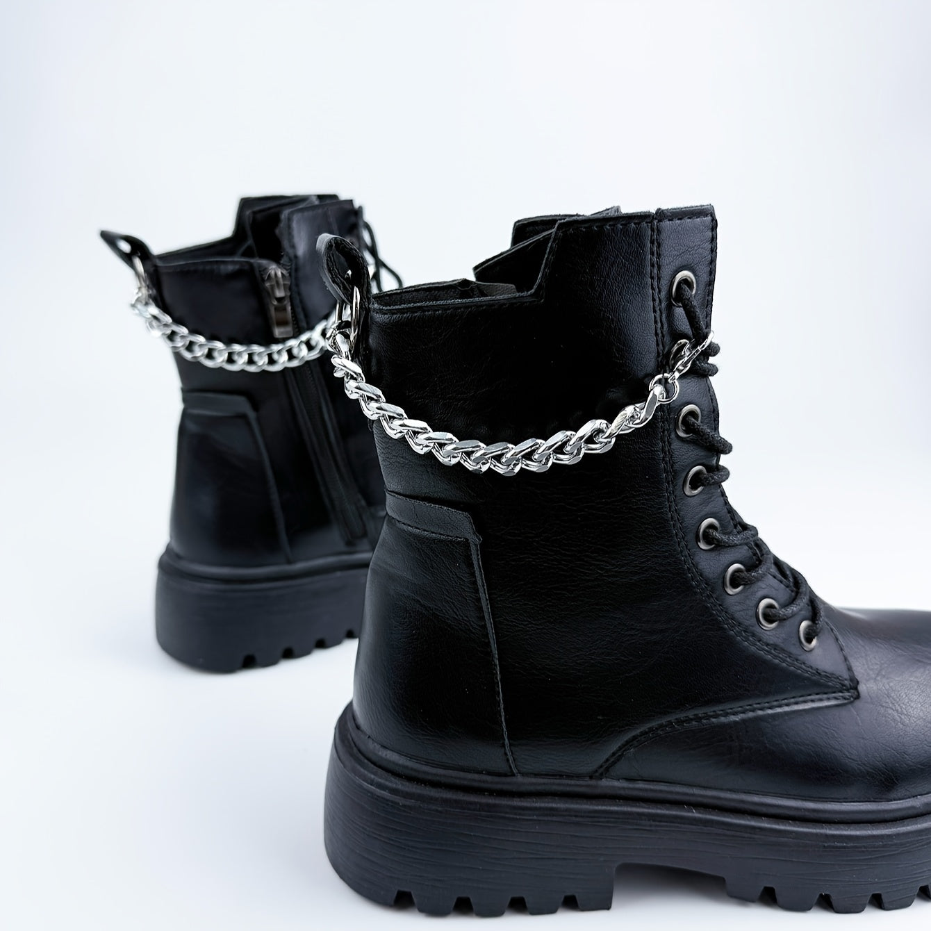 Unisex Punk Style Boot Decoration Chain Shoe Accessories DIY Dress Up