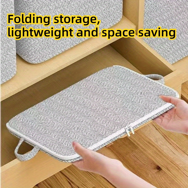 Square Shaped Quilt Storage Bag Large Capacity Moistureproof Mildewproof Home Organizer