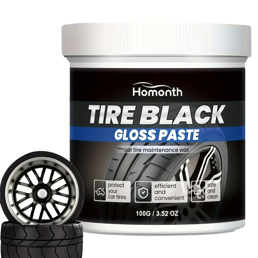 Gentle Tire Shine and Metal Cleaner 100g Rim Care Residue-Free Gel