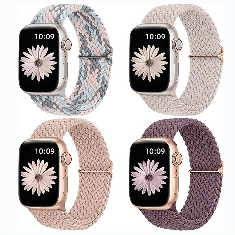 Nylon Watch Band for Smartwatch 38mm-49mm Men Women with Metal Clasp