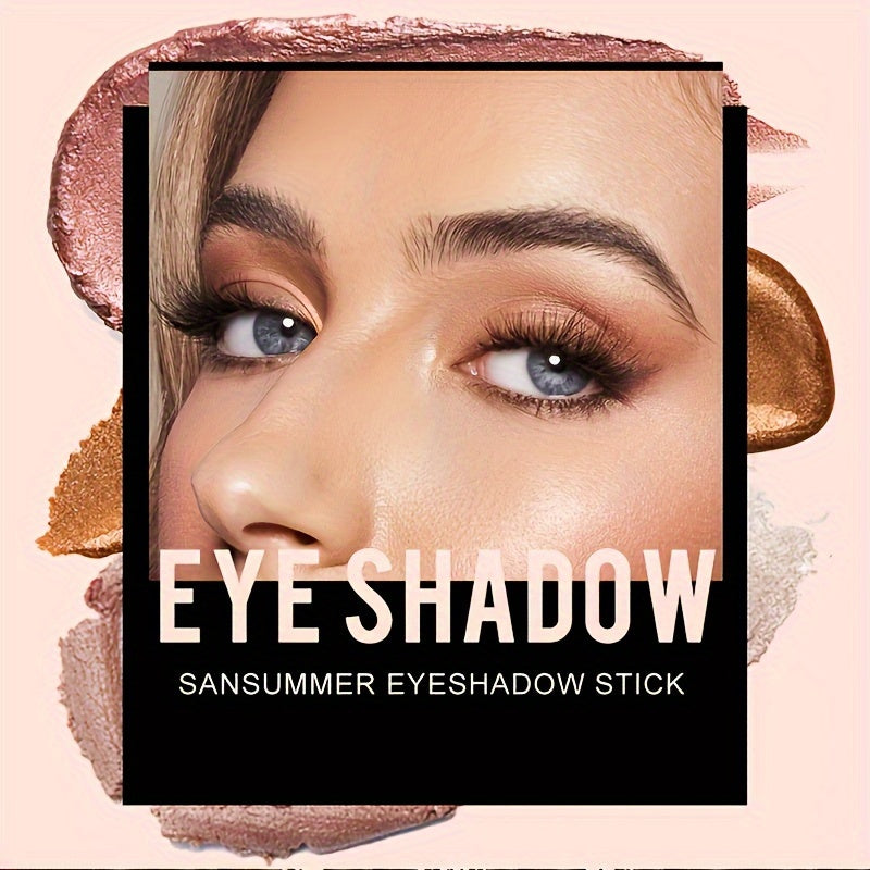 Водостойкий стик для теней с перламутровым матовым натуральным эффектом, стойкий макияж