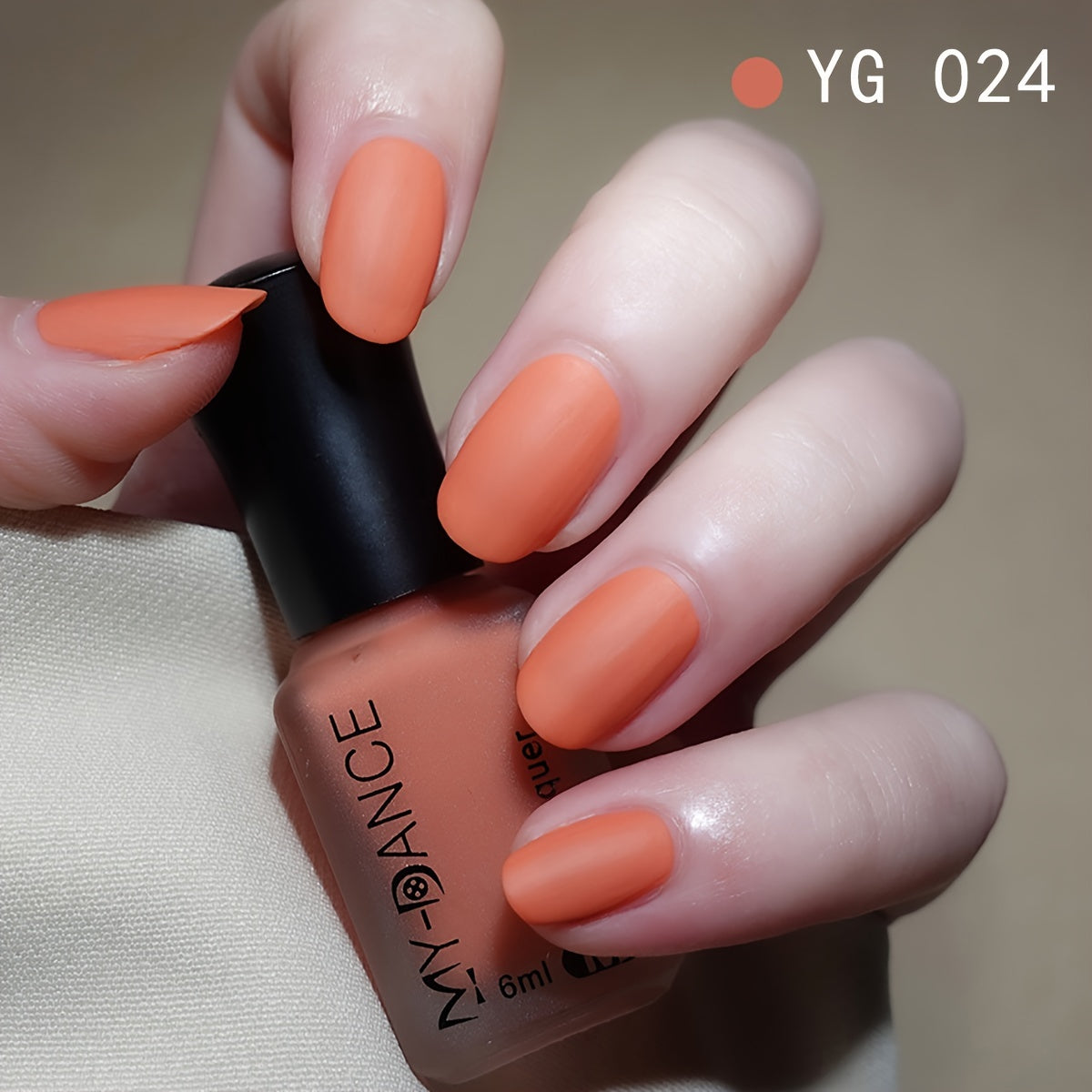 Women Velvet Matte Nail Polish 6ml Multi-Color Long-Lasting Frosted