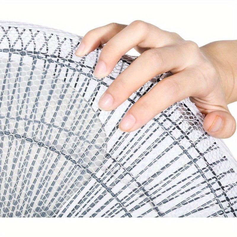 Set of 2 PEVA Fan Dust Covers 50cm Machine Washable All-Season Fan Filter Protectors