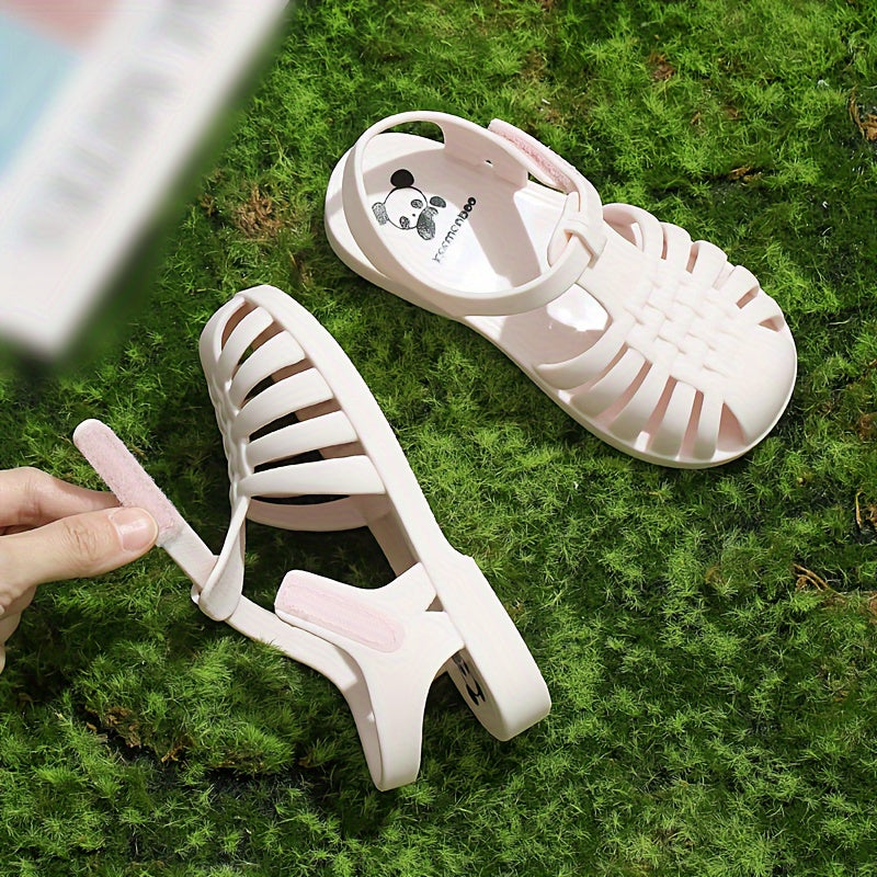 Girls and Boys Jelly Sandals Assorted Colors Non-Slip PVC Footwear for Kids